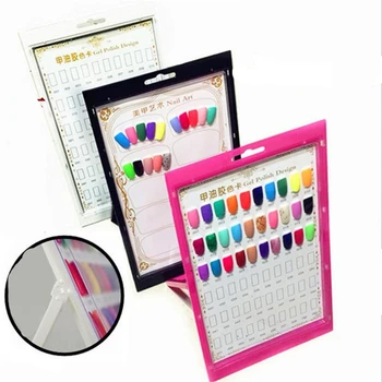 120 Color Sampler Nails Polish Rack Stand Nail Display Board Nail Sample Nail Polish Display Board Gel Color Card Full Card
120 Color Sampler Nails Polish Rack Stand Nail Display Board Nail Sample Nail Polish Display Board Gel Color Card Full Card