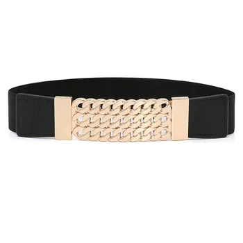 Premium Women's Wide Belt Metal Buckle Belt Belt Dress Wide Female Belt Decoration Women's Belt Slim Fashion Wild Elastic Belt
Premium Women's Wide Belt Metal Buckle Belt Belt Dress Wide Female Belt Decoration Women's Belt Slim Fashion Wild Elastic Belt