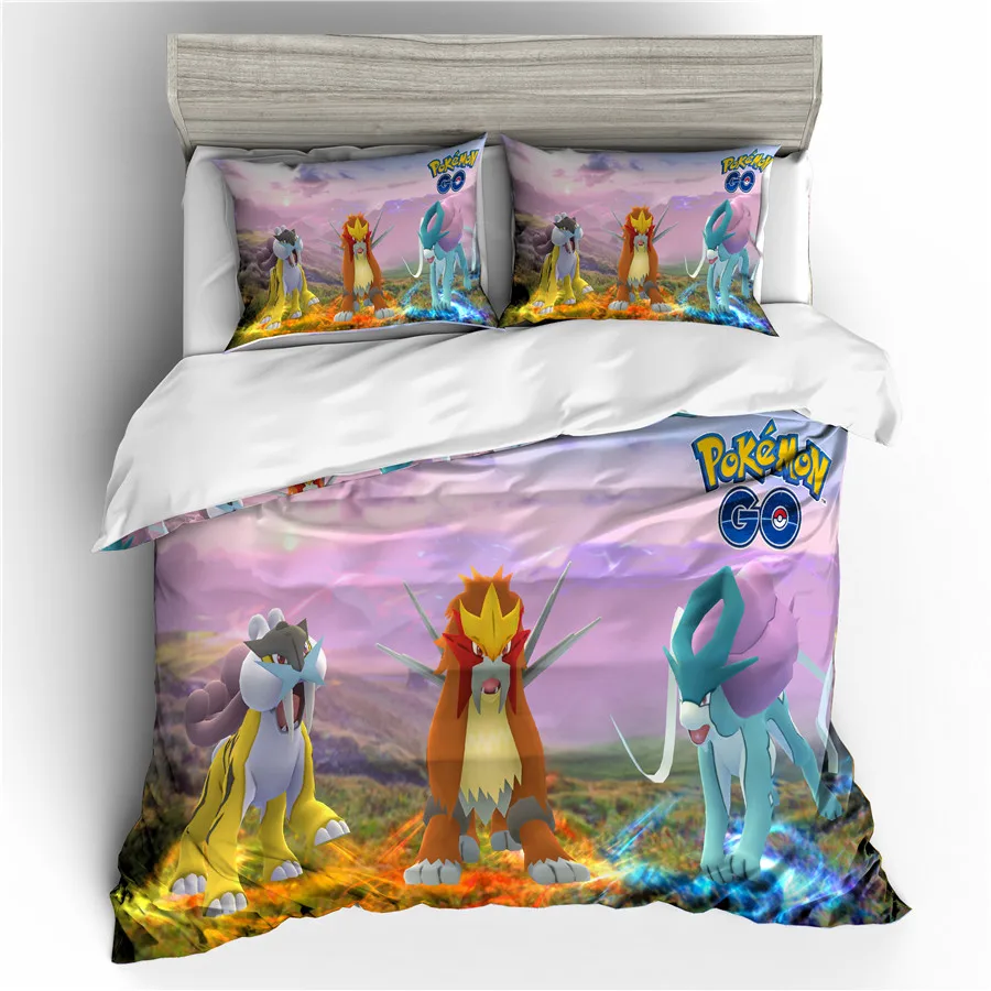 A Bedding Set 3D Printed Duvet Cover Bed Set Pokemon Pikachu Home Textiles for Adults Bedclothes with Pillowcase #PKQ10
A Bedding Set 3D Printed Duvet Cover Bed Set Pokemon Pikachu Home Textiles for Adults Bedclothes with Pillowcase #PKQ10