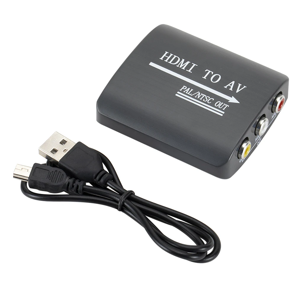 New HDMI to AV/RCA CVBS Adapter 1080P Video Converter HDMI2AV Adapter Converter Box Support NTSC PAL Output HDMI TO AV Adapter
New HDMI to AV/RCA CVBS Adapter 1080P Video Converter HDMI2AV Adapter Converter Box Support NTSC PAL Output HDMI TO AV Adapter