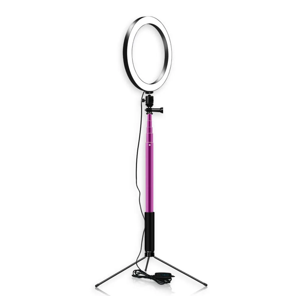 Live Broadcast Dimmable Desktop Ring LED Light Mobile Phone Beauty Selfie Photography Fill Light Phone Holder Tripods for Live
Live Broadcast Dimmable Desktop Ring LED Light Mobile Phone Beauty Selfie Photography Fill Light Phone Holder Tripods for Live