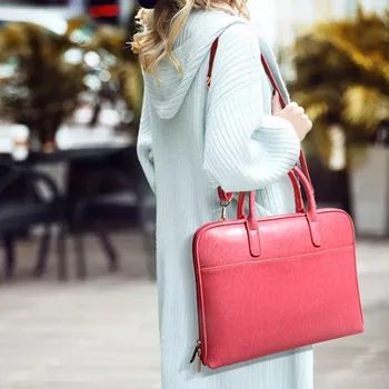 Women Laptop Briefcase Bag High Quality Business Genuine Leather Shoulder Office Work Handbag For Macbook Air 14 Lenovo Dell Hp
Women Laptop Briefcase Bag High Quality Business Genuine Leather Shoulder Office Work Handbag For Macbook Air 14 Lenovo Dell Hp