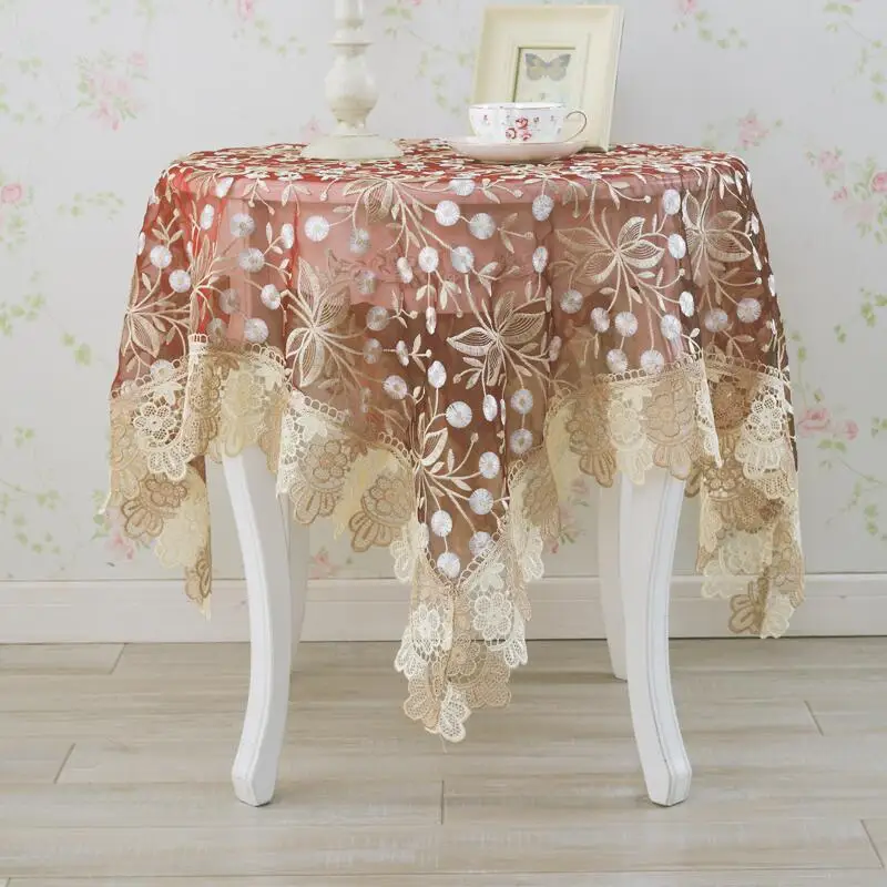 Thai embroidered table cloth lace tablecloth cover European table table table cloth small glass yarn
Thai embroidered table cloth lace tablecloth cover European table table table cloth small glass yarn