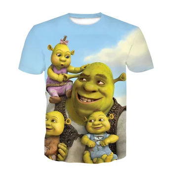 2020 Summer Fashion Children Boys Shrek 3D print Unisex T-shirt Short Sleeves Tees Baby Kids Tops For Girls Clothes 2-14Y
2020 Summer Fashion Children Boys Shrek 3D print Unisex T-shirt Short Sleeves Tees Baby Kids Tops For Girls Clothes 2-14Y