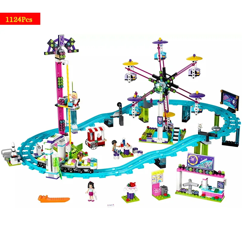 1124Pcs lepinblocks 01008 Amusement Park Roller Coaster Compatible legoing friends 41130 toys for children Girl Gift
1124Pcs lepinblocks 01008 Amusement Park Roller Coaster Compatible legoing friends 41130 toys for children Girl Gift