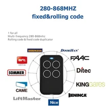 1 Piece of 433MHZ Fixed Code Universal Electric Door Garage Door Clone Remote Key Remote Control
1 Piece of 433MHZ Fixed Code Universal Electric Door Garage Door Clone Remote Key Remote Control