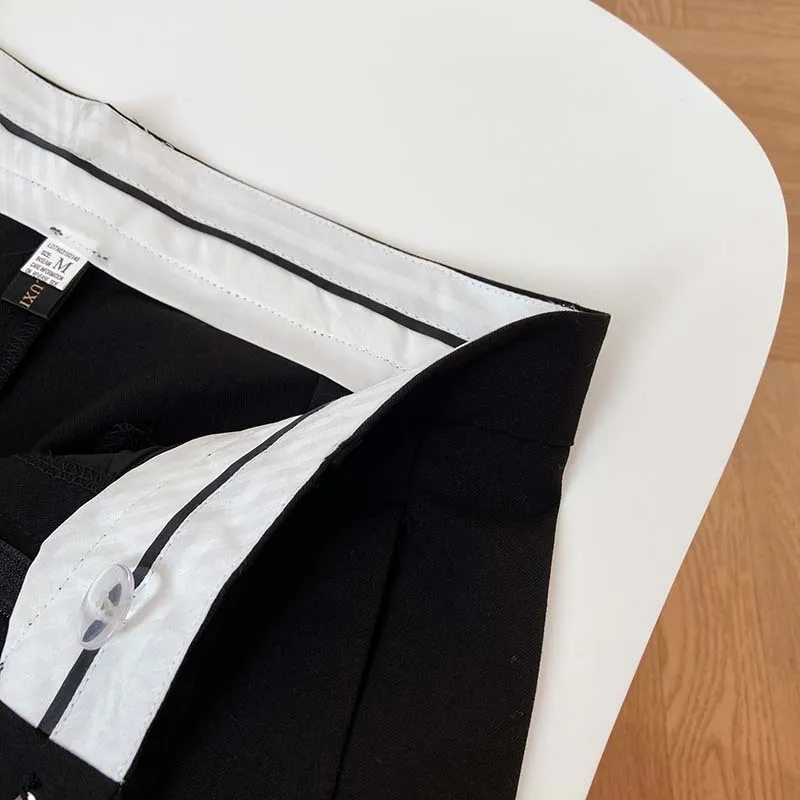 FORYUNSHES Women Wide Leg Cigarette Suits Trousers 2020 Autumn Femme High Waist Straight Pants Casual Office Business Bottom