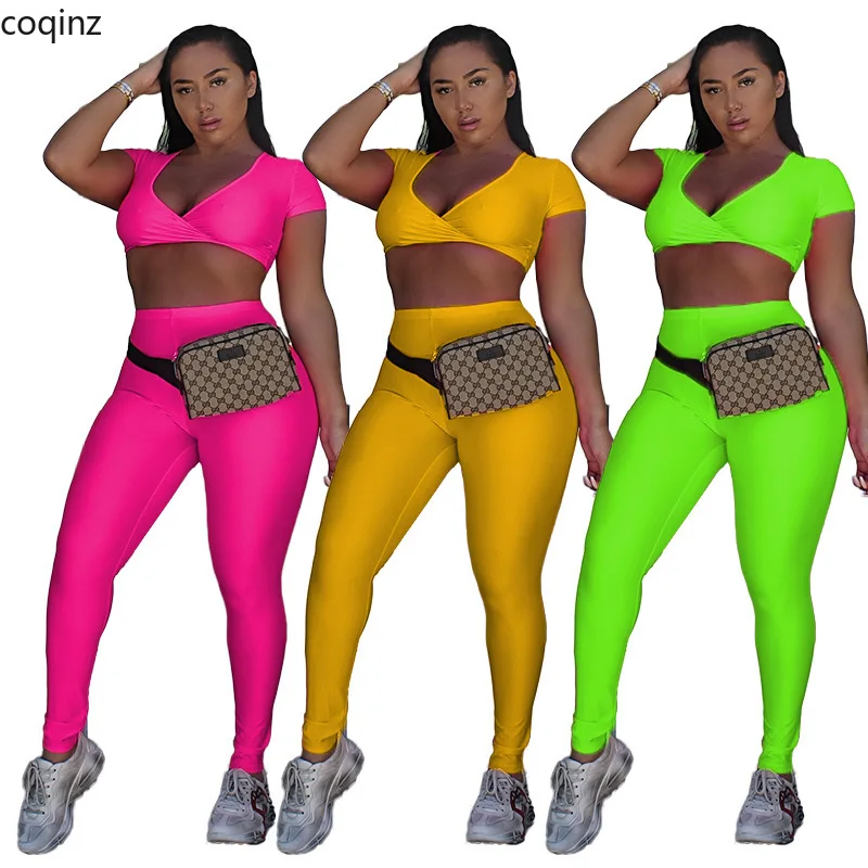 Plus Size Summer 2019 Two Piece Set Neon Crop Top and Pants Women 2 Piece Set Matching Sets Tracksuit Women Club Outfits K9382
Plus Size Summer 2019 Two Piece Set Neon Crop Top and Pants Women 2 Piece Set Matching Sets Tracksuit Women Club Outfits K9382