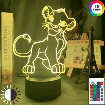 The Lion King Simba Figure Baby Night Light Led Touch Sensor Color Changing Nightlight for Kids Child Bedroom Table Lamp 3d
The Lion King Simba Figure Baby Night Light Led Touch Sensor Color Changing Nightlight for Kids Child Bedroom Table Lamp 3d