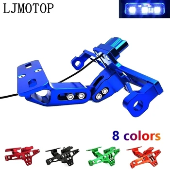 Motorcycle License Plate Frame Holder Adjustable Angle + LED Light CNC For Ducati SS800 SS900 Monster 900 916 996 998 SS1000
Motorcycle License Plate Frame Holder Adjustable Angle + LED Light CNC For Ducati SS800 SS900 Monster 900 916 996 998 SS1000