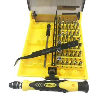 JACKLY 45 in 1screwdriver Set Torx screwdriver kit mobile phone repair tool precision Magnetic Screwdriver set watch repair tool
JACKLY 45 in 1screwdriver Set Torx screwdriver kit mobile phone repair tool precision Magnetic Screwdriver set watch repair tool