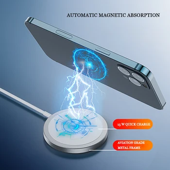 Applicable To 12PROMax Mobile Phone Magnetic Wireless Charger Magsafe15w Quick Charge 12 Universal Mini Ultra Thin Ultra Light
Applicable To 12PROMax Mobile Phone Magnetic Wireless Charger Magsafe15w Quick Charge 12 Universal Mini Ultra Thin Ultra Light