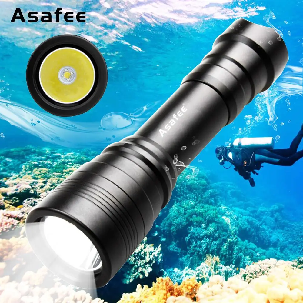

Brinyte DIV11 Tail Magnetic Switch Cree XM-L2 (U2) Primary Light Technical Leisure Diver Diving Flashlight