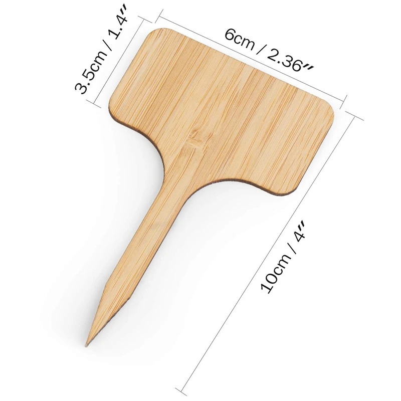 100 Bamboo Plant Labels (6 X 10 Cm) Floral Card Multi-Meat Label Board Insert Clay Bamboo Landscape Signage Tag T-Type Plant Lab
100 Bamboo Plant Labels (6 X 10 Cm) Floral Card Multi-Meat Label Board Insert Clay Bamboo Landscape Signage Tag T-Type Plant Lab