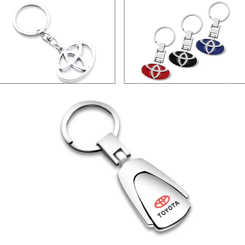 Car Accessories Silver Logo Badge Keychain for Toyotas Corolla Yaris Rav4 Avensis Metal Key Ring Auto Keys Chain Decoration 
Car Accessories Silver Logo Badge Keychain for Toyotas Corolla Yaris Rav4 Avensis Metal Key Ring Auto Keys Chain Decoration