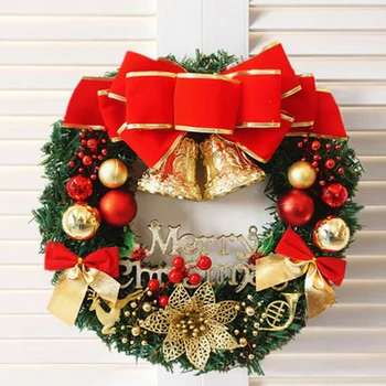 1pc 30/40cm Christmas Wreath Christmas Decorations Window Props Shopping Mall Scene Layout Ideas Party Decoration Supplies
1pc 30/40cm Christmas Wreath Christmas Decorations Window Props Shopping Mall Scene Layout Ideas Party Decoration Supplies