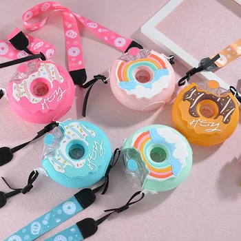OAPE Kawaii Donuts Rainbow Water Cup Kettle Child Straw Bottle Strap Cartoon Baby Female Male Summer Cute Anti-fall Portable 
OAPE Kawaii Donuts Rainbow Water Cup Kettle Child Straw Bottle Strap Cartoon Baby Female Male Summer Cute Anti-fall Portable