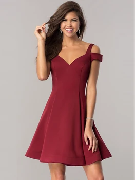 elegant vestidos prom dresses satin off the shoulder knee length evening burgundy cocktail woman party night plus formal dress
elegant vestidos prom dresses satin off the shoulder knee length evening burgundy cocktail woman party night plus formal dress
