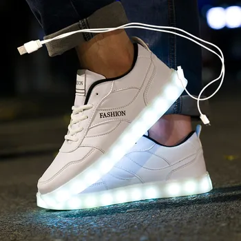 Size 35-45 Children Glowing Sneakers Led Luminous Shoes for Boys Girls Light Up Casual Kids 7 Colors USB Charge Lighted Shoes 
Size 35-45 Children Glowing Sneakers Led Luminous Shoes for Boys Girls Light Up Casual Kids 7 Colors USB Charge Lighted Shoes