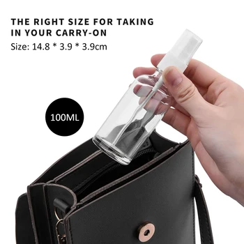 5Pcs Portable Mini Perfume Bottle Plastic Empty Container Spray Bottles Nebulizer for Cosmetics Water Disinfectant Alcohol 100ml
5Pcs Portable Mini Perfume Bottle Plastic Empty Container Spray Bottles Nebulizer for Cosmetics Water Disinfectant Alcohol 100ml