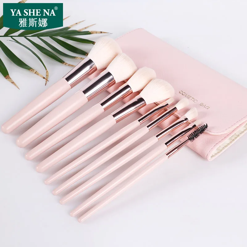 2022 NEW 9pcs Pink synthetic hair makeup brushes set-portable cosmetic brushes bag-Soft 9 brushes powder foundation eyshadow
2022 NEW 9pcs Pink synthetic hair makeup brushes set-portable cosmetic brushes bag-Soft 9 brushes powder foundation eyshadow