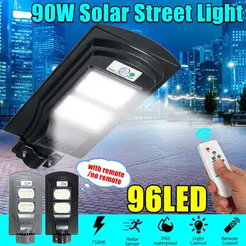 90W LED Solar Wall Lamp Remote Control Street Light Dusk to Dawn Motion Sensor Waterproof IP67 Security Lamp for Garden Yard
90W LED Solar Wall Lamp Remote Control Street Light Dusk to Dawn Motion Sensor Waterproof IP67 Security Lamp for Garden Yard