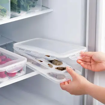 Single Layer Refrigerator Food Eggs Airtight Storage Container Plastic Box Kitchen Dust-Proof Food Storage Cases Organizer
Single Layer Refrigerator Food Eggs Airtight Storage Container Plastic Box Kitchen Dust-Proof Food Storage Cases Organizer