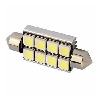 Double Tip LED Car Light 5050 41mm 8 Led Car Interior Lamp Anti-Alarm Reading Decoding Lamp Decoding Light
Double Tip LED Car Light 5050 41mm 8 Led Car Interior Lamp Anti-Alarm Reading Decoding Lamp Decoding Light