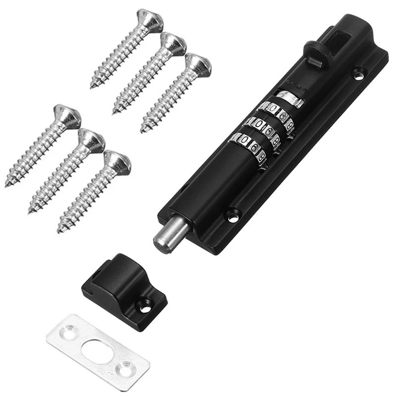 AMS-Horizontal Horizontal Door Bolt Lock Sliding Combination Code Can Be Reset for Gate Garage Cabinet
AMS-Horizontal Horizontal Door Bolt Lock Sliding Combination Code Can Be Reset for Gate Garage Cabinet