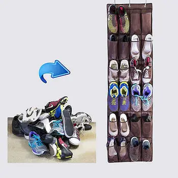 24Pockets Grid Shoes Home Door Hanging Organizer Storage Wall Bag Holder Rack Closet Space Saver Vacuum Storage Clear Collection
24Pockets Grid Shoes Home Door Hanging Organizer Storage Wall Bag Holder Rack Closet Space Saver Vacuum Storage Clear Collection