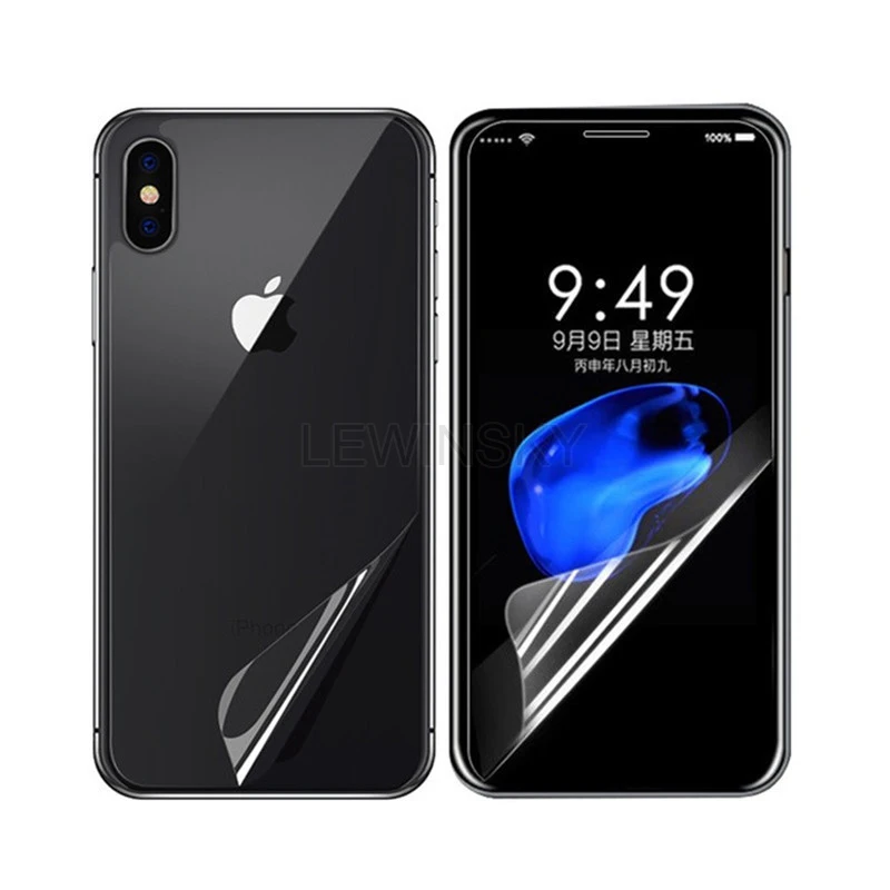 3D Full Cover screen Protector For iPhone XS MAX XR X 7 8 6 6 S Plus Soft Clear Protective Sticker Front + Back Film
3D Full Cover screen Protector For iPhone XS MAX XR X 7 8 6 6 S Plus Soft Clear Protective Sticker Front + Back Film