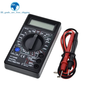 DT830B Digital Multimeter AC/DC LCD Digital Multimeter 750/1000V Voltmeter Ammeter Ohm Tester High Safety Handheld Meter
DT830B Digital Multimeter AC/DC LCD Digital Multimeter 750/1000V Voltmeter Ammeter Ohm Tester High Safety Handheld Meter