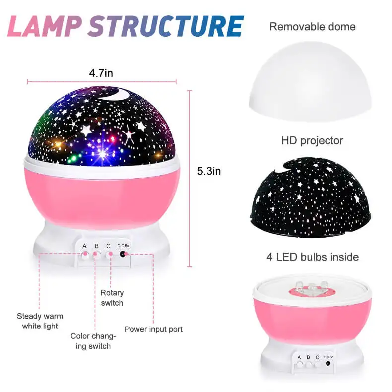 LED Star Planetarium Light With Three Button Control For Room Decoration 6 LED Star Planetarium Light With Three Button Control For Room Decoration 11