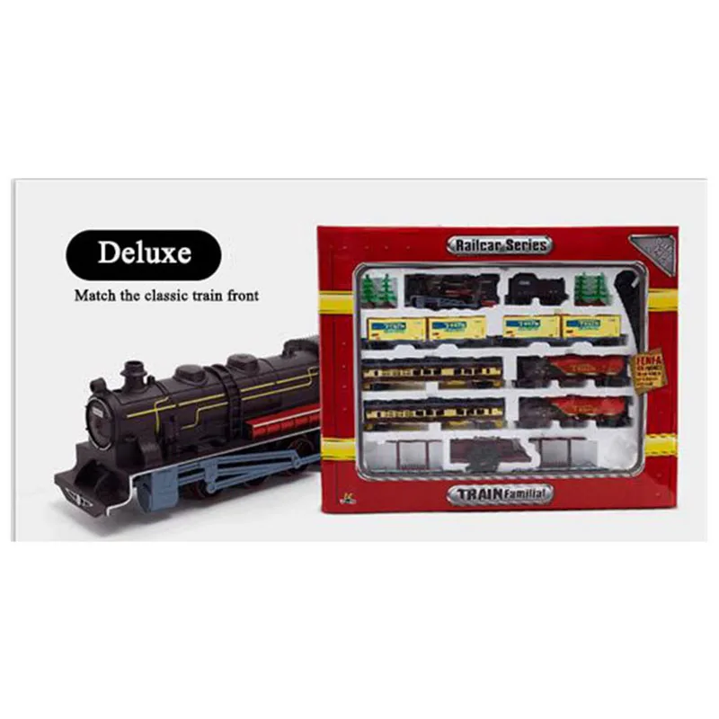 Classical Electric Light Train Railway Set Fenfa Modern Classical Assembled Music Train Rail Car Simulation Model Car Set Toy
Classical Electric Light Train Railway Set Fenfa Modern Classical Assembled Music Train Rail Car Simulation Model Car Set Toy