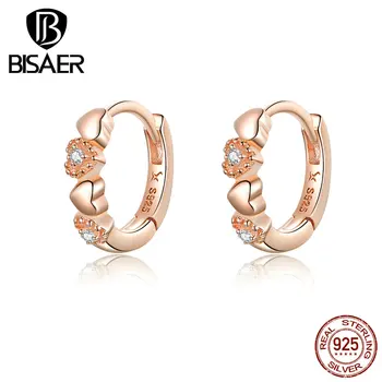 Stackable Earrings Bisaer Heart Full of Heart Women Stud Earrings for Girls Fashion Silver Jewelry Gift GXE445
Stackable Earrings Bisaer Heart Full of Heart Women Stud Earrings for Girls Fashion Silver Jewelry Gift GXE445