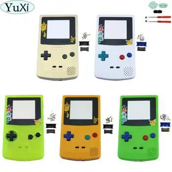 YuXi Plastic Shell Replacement For Gameboy Color for GBC game console full housing w/ Rubber Pads Screwdrivers
YuXi Plastic Shell Replacement For Gameboy Color for GBC game console full housing w/ Rubber Pads Screwdrivers
