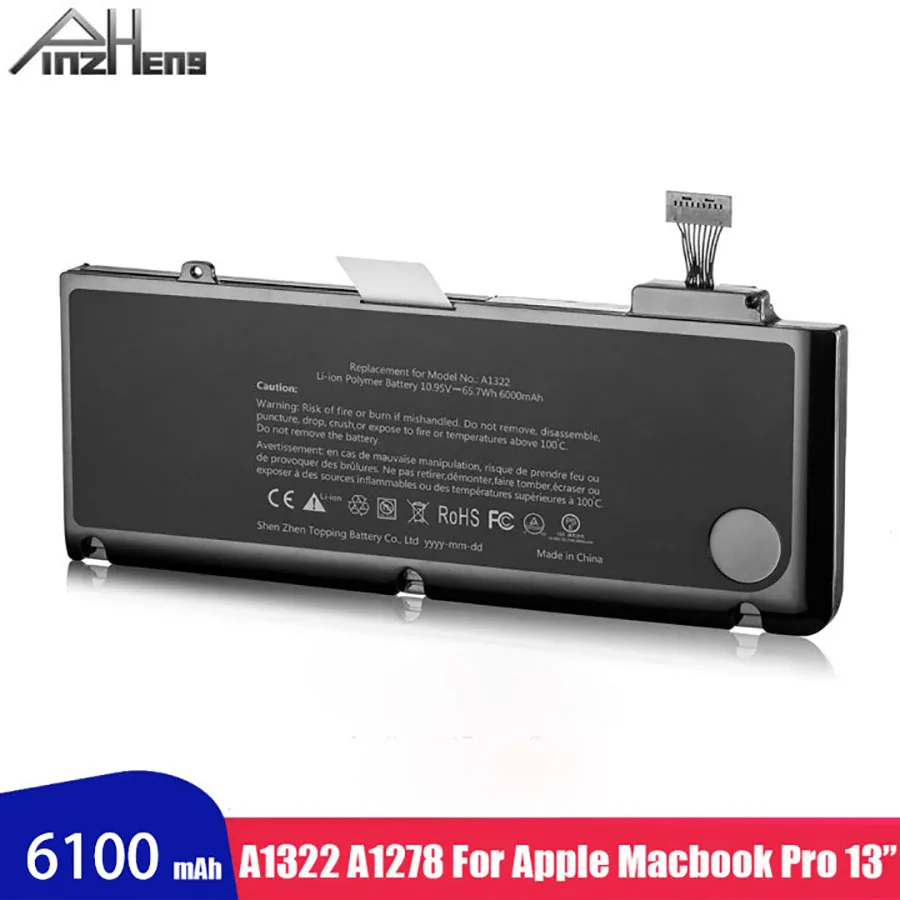 PINZHENG Laptop Battery Fit For Apple Macbook Pro 13 Battery A1322 A1278 Voltage With Protective Circuit Laptop Bateria
PINZHENG Laptop Battery Fit For Apple Macbook Pro 13 Battery A1322 A1278 Voltage With Protective Circuit Laptop Bateria
