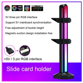 Graphics Card Holder Aluminum Alloy Vertical Jack Crystal Cold Lighting Support Rod Frame Magnetic Headset Holder Stand
Graphics Card Holder Aluminum Alloy Vertical Jack Crystal Cold Lighting Support Rod Frame Magnetic Headset Holder Stand