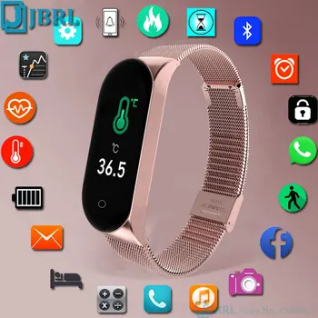 Fashion Stainless Steel SmartWatch Women band temperature Ladies Wrist Watch For Andriod Ios Smart Clock Male Sport Smart watch
Fashion Stainless Steel SmartWatch Women band temperature Ladies Wrist Watch For Andriod Ios Smart Clock Male Sport Smart watch