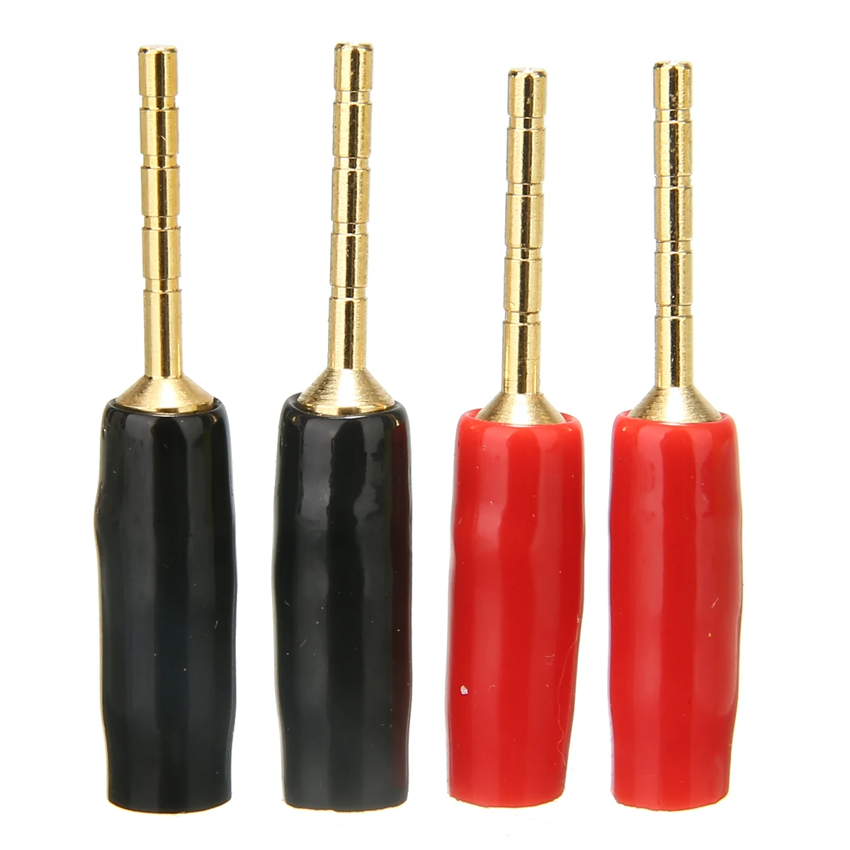 4pcs Speaker Pin Connectors High Quality Musical Speaker Cable Wire Pin Banana Plug Screw Terminal Connector
4pcs Speaker Pin Connectors High Quality Musical Speaker Cable Wire Pin Banana Plug Screw Terminal Connector