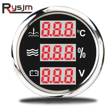 52mm Digital 3 in 1 Water Temperature Gauge Celsius + Water Level Gauge + Voltmeter Voltage temp sensor motorcycle car 24V 12V
52mm Digital 3 in 1 Water Temperature Gauge Celsius + Water Level Gauge + Voltmeter Voltage temp sensor motorcycle car 24V 12V
