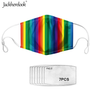 Jackherelook Unisex Pride Mask Rainbow Flag Print 7PCS Filter Reusable Half Face Mouth Masks Women Men Anti-bacterial Dust Masks
Jackherelook Unisex Pride Mask Rainbow Flag Print 7PCS Filter Reusable Half Face Mouth Masks Women Men Anti-bacterial Dust Masks
