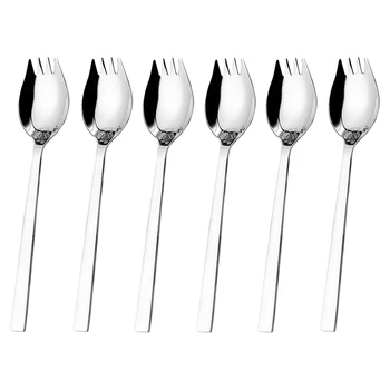 6-Pack Stainless Steel Spoons for Household Use, 8.4 Inch Ice Cream Spoon & Salad Forks, Fruit Appetizer Dessert Spoons
6-Pack Stainless Steel Spoons for Household Use, 8.4 Inch Ice Cream Spoon & Salad Forks, Fruit Appetizer Dessert Spoons