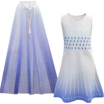 2020 Elsa costume Snow Queen Elsa dress Christmas girl dress Anna Elsa 2 cosplay party 
2020 Elsa costume Snow Queen Elsa dress Christmas girl dress Anna Elsa 2 cosplay party