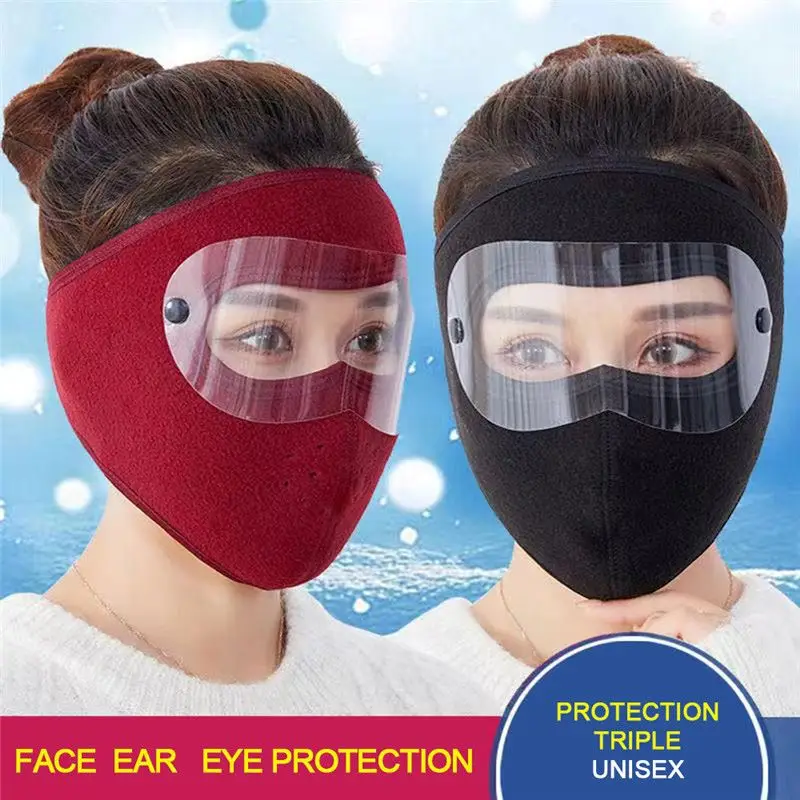 Autumn Winter Warm Mask Heating Thickened Fleece Mask Earmuffs For Outdoor Windproof Dustproof Face Ear Protection Full Masks
Autumn Winter Warm Mask Heating Thickened Fleece Mask Earmuffs For Outdoor Windproof Dustproof Face Ear Protection Full Masks