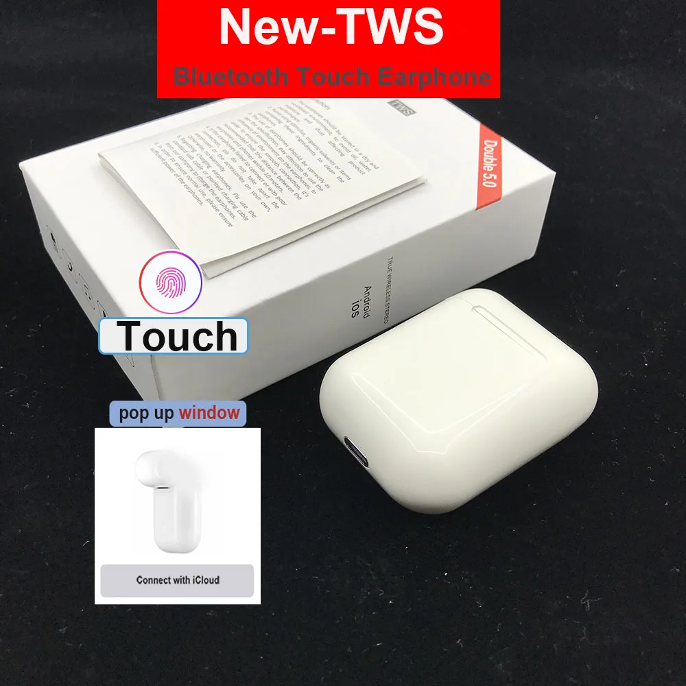 TWS Smart Touch Earphones Bluetooth 5.0 Earphone Double Calls For iPhone Pk I9s I7s I10 i100 Earbuds Headphone
TWS Smart Touch Earphones Bluetooth 5.0 Earphone Double Calls For iPhone Pk I9s I7s I10 i100 Earbuds Headphone