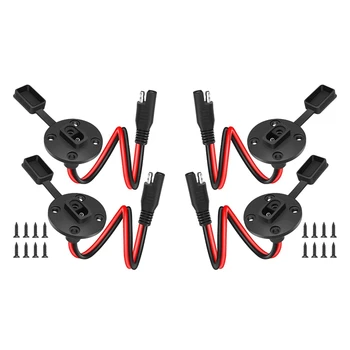 4Pcs SAE Power Socket Sidewall Port Quick Connect Solar Panel Mount Universal Flush-Mountable Connector 12AWG Cable for Solar Ge
4Pcs SAE Power Socket Sidewall Port Quick Connect Solar Panel Mount Universal Flush-Mountable Connector 12AWG Cable for Solar Ge