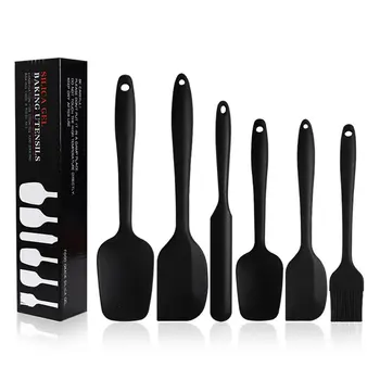 6 Pcs Silicone Pastry Spatula Set Non-Stick Rubber Spatula Heat-Resistant Spatula Kitchen Utensils Kit for Baking
6 Pcs Silicone Pastry Spatula Set Non-Stick Rubber Spatula Heat-Resistant Spatula Kitchen Utensils Kit for Baking