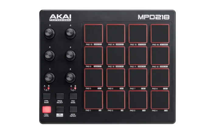 Обновленная версия AKAI MPD 218 MIDI над планшет USB контроллер MPC управление 16 клавиатура