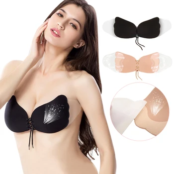 Summer Women Backless Strapless Invisible Bras Strapless Self Adhesive Bra Breathable Stable Hole Drawstring Push up Design Hot
Summer Women Backless Strapless Invisible Bras Strapless Self Adhesive Bra Breathable Stable Hole Drawstring Push up Design Hot